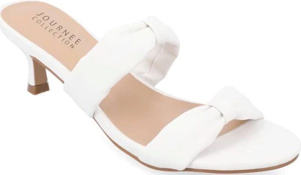 JOURNEE COLLECTION Women's NEW Dyllan Kitten Heel Sandal | Size 12